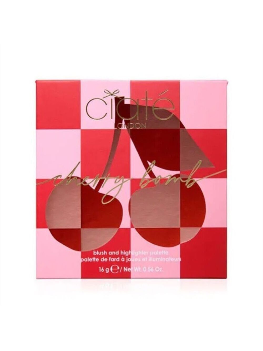 CIATÉ LONDON
Cherry Bomb Blush and Highlighter Palette